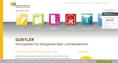 Desktop Screenshot of guertler-heiztechnik.de