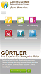 Mobile Screenshot of guertler-heiztechnik.de